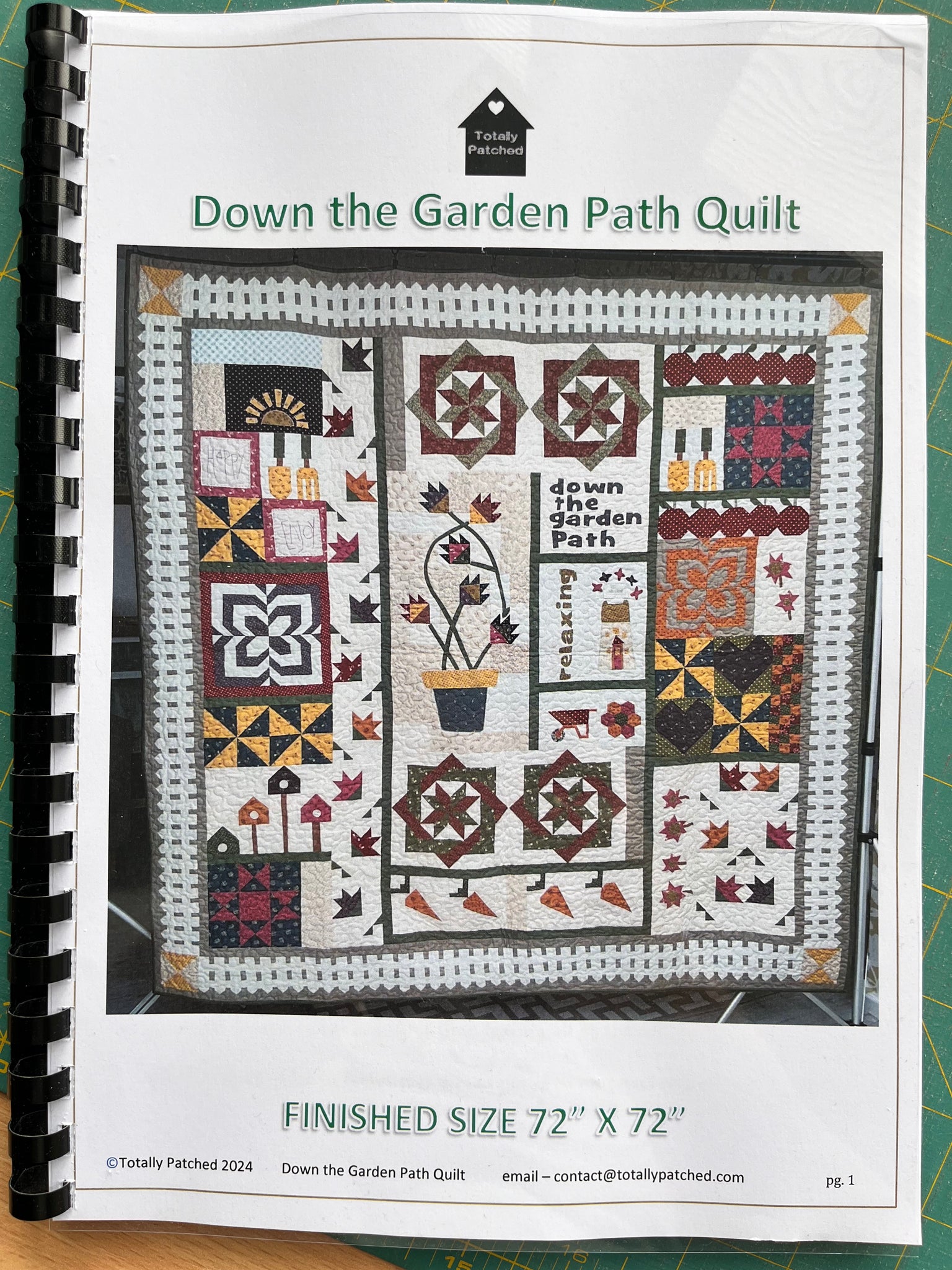 🌿 Down the Garden Path 🌿 Quilt Pattern