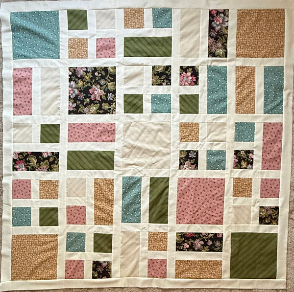 NEW - Moda Unity Throw/Quilt Kit  52" x 52" approx