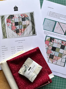 ⭐️ £12 Tuesday ⭐️  Moda Mini Charm Winter Flurries PLUS pattern and co-ordinating fabrics to make top