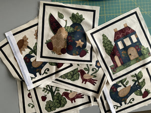 ONLY ONE - Pre-Printed House on Summer Hill Squares x 13