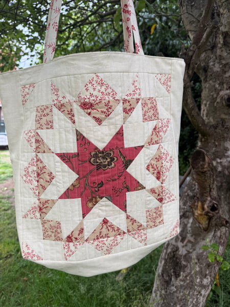 NEW French General Star Patchwork Bag Kit - Pre-cut