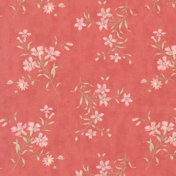 Moda Muse by 3 Sisters Pink Floral Flower Fabric 1/4m Fat Quarter 44394-13