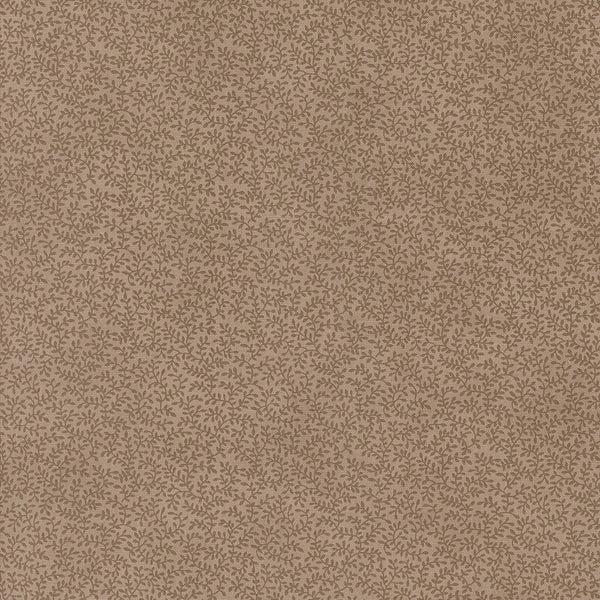 Moda Muse by 3 Sisters Brown Leaf Fabric 1/4m Fat Quarter 44398-16