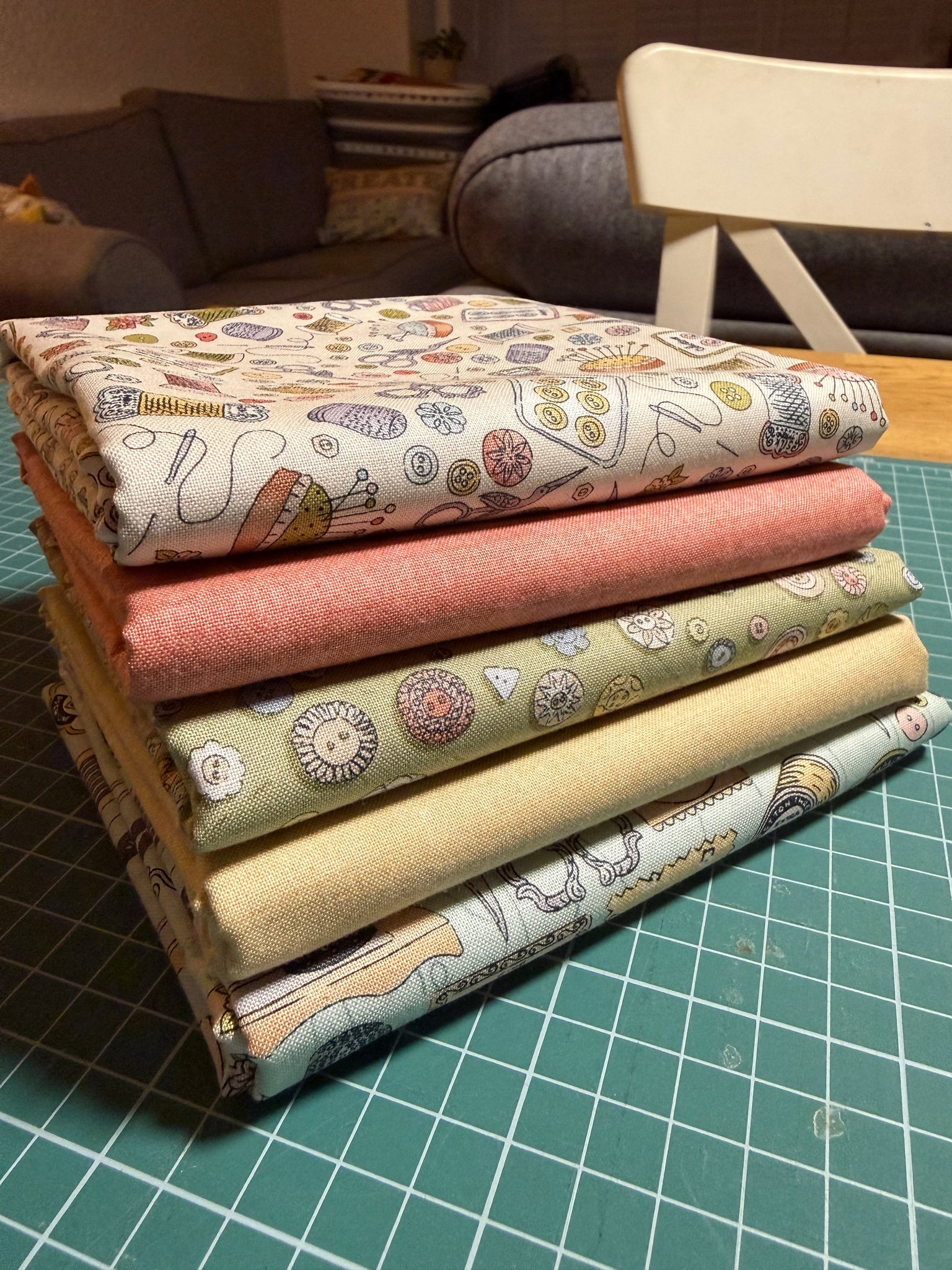 Atelier 1/2m fabric Bundle - 5 x 1/2 metres of fabric