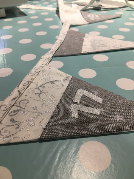 Handmade Advent Bunting - Made to Order