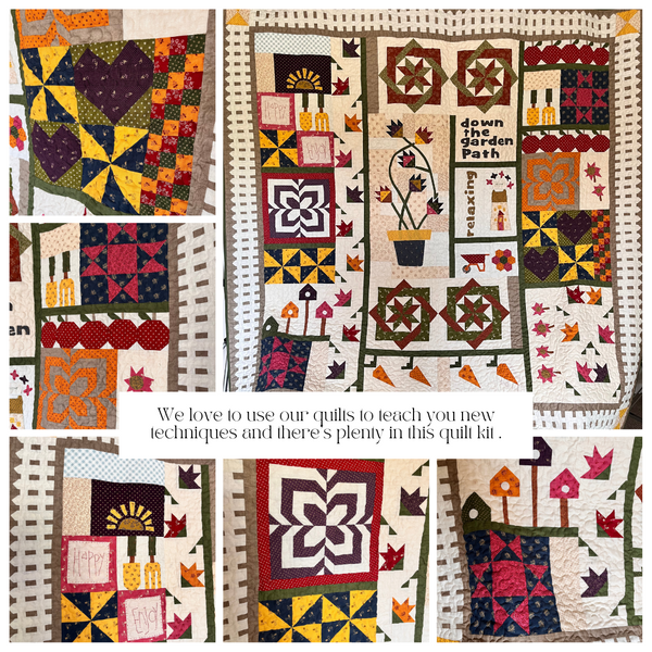 ๐ฟ Down the Garden Path ๐ฟ Quilt Pattern โ Totally Patched