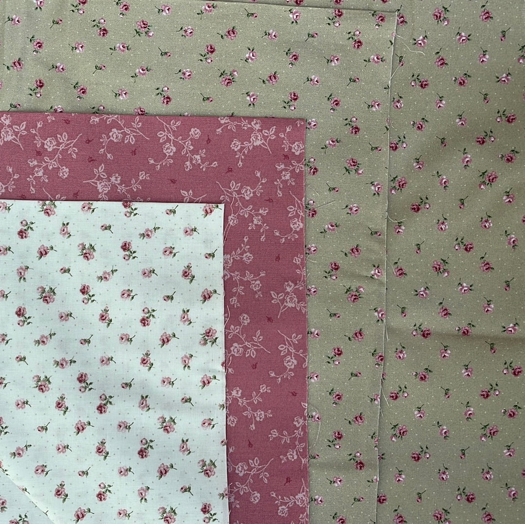 Vintage Rose Collection 3 x 2m Fabric Remnant