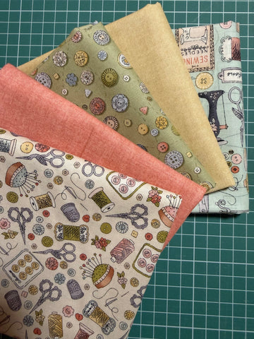 Atelier 1/4m fabric Bundle - 5 x 1/4 metres of fabric