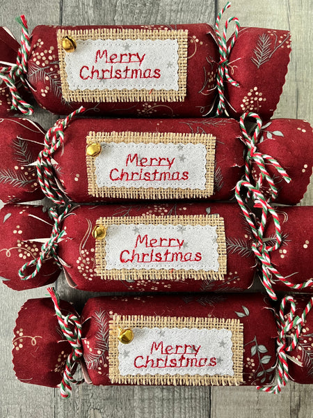 Handmade Merry Christmas Crackers - Made to Order
