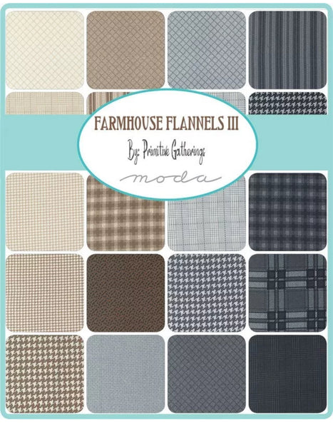 Moda - Farmhouse Flannels 3 - Layer Cake  - 42 x 10" Squares