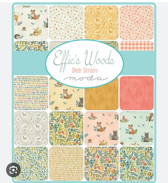 Only TWO- Moda Effie’s Wood - 32 Fat 1/8's Fabric Bundle