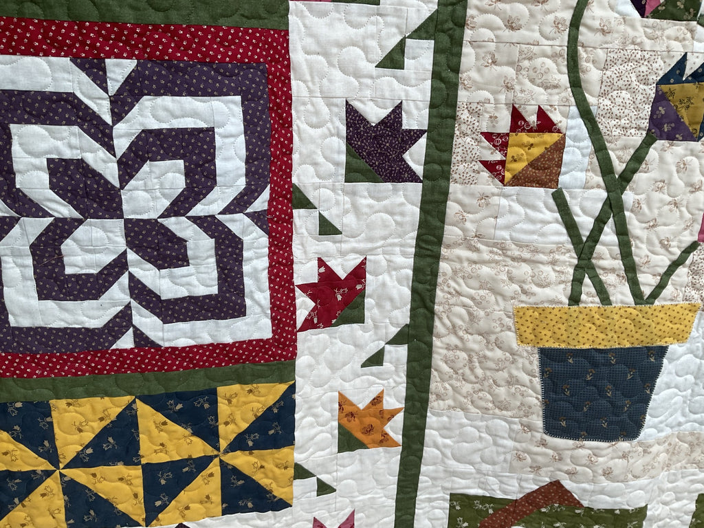 NEW ๐ฟ Down The Garden Path Quilt ๐ฟ WHOLE KIT โ Totally Patched
