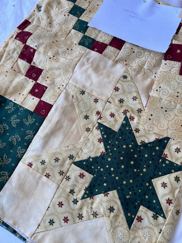 PART MADE Festive Delight Quilt Kit - pre-cut full kit ONLY ONE