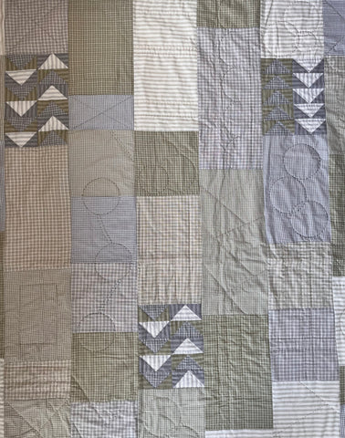 Ready Made - Geese in the Fields Finished Quilt - 76" x 72"