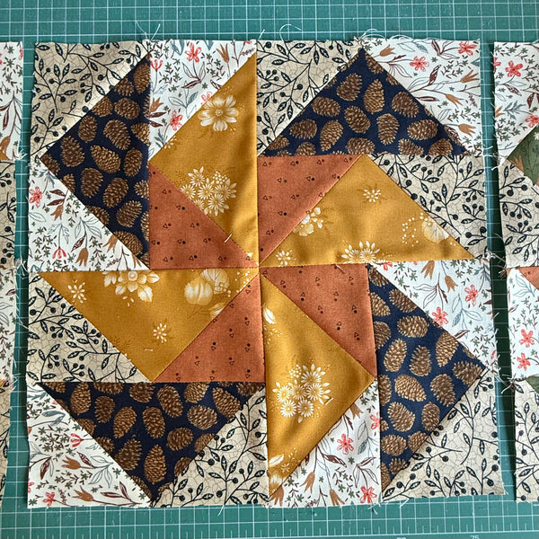 NEW Autumn Pinwheel Table Runner Kit - Pre-cut