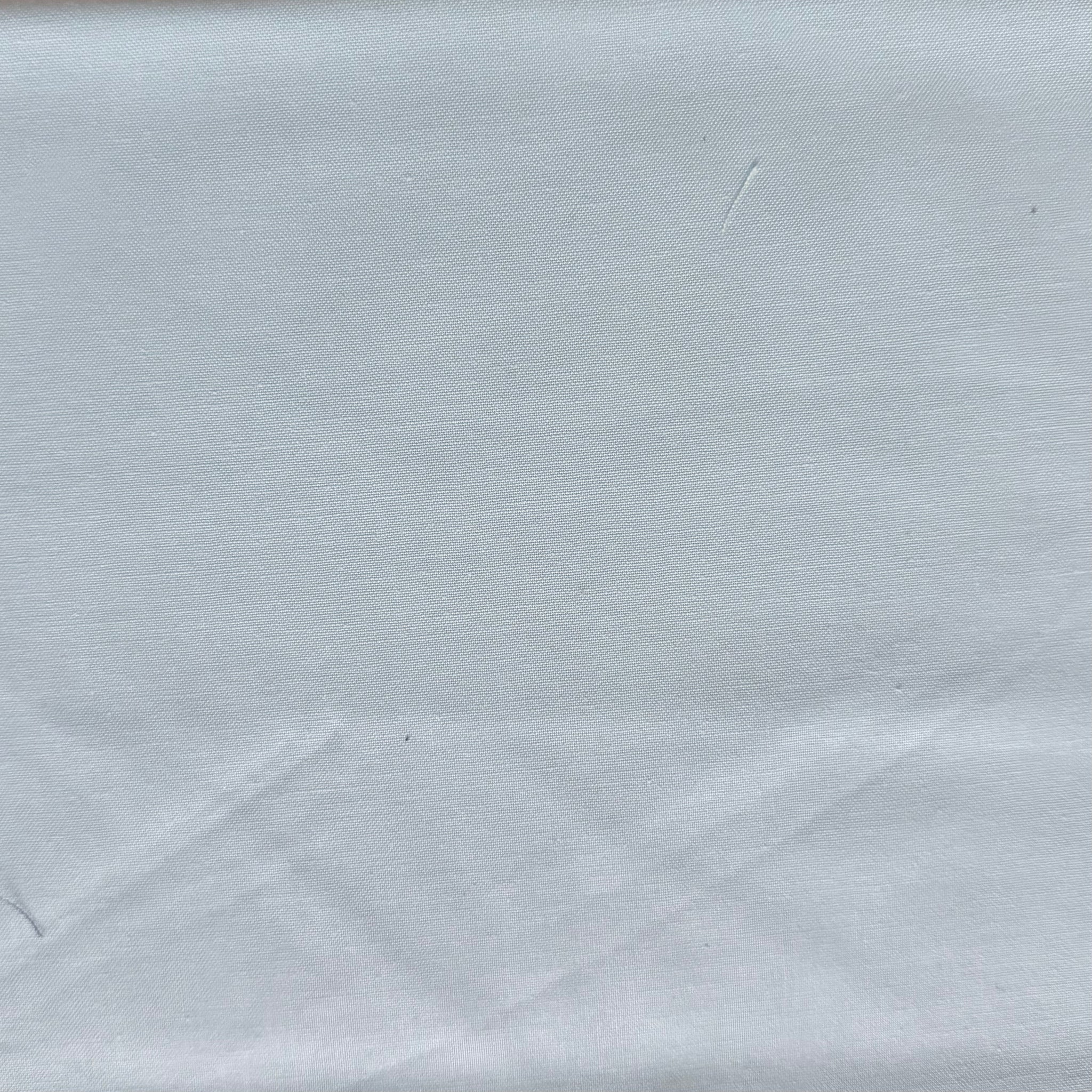 Sale Metres 13:  Pale Blue Plain Cotton Fabric 1/2m