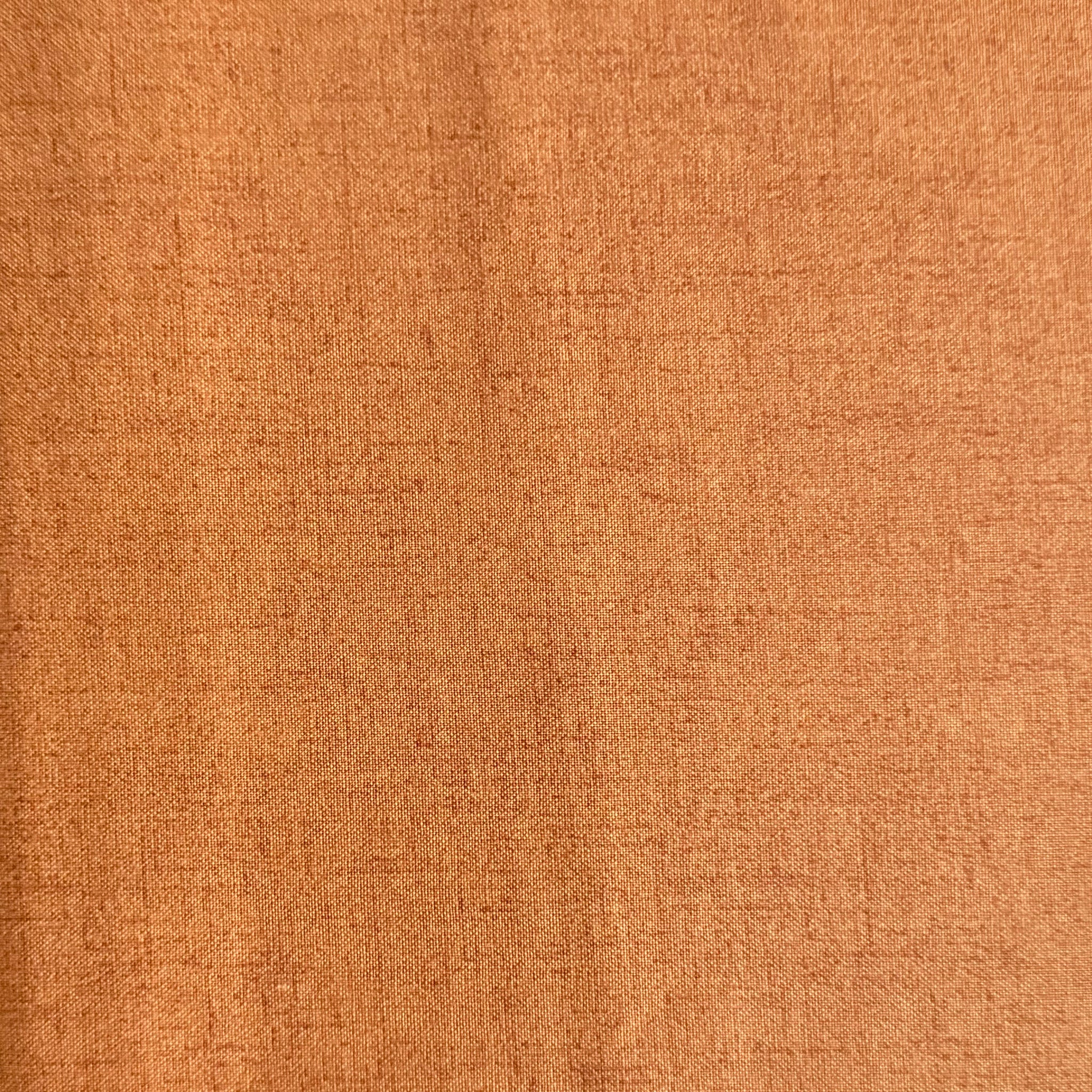 Sale Metres 20: Rich Orange Cottage Cloth Cotton Fabric 1/2m