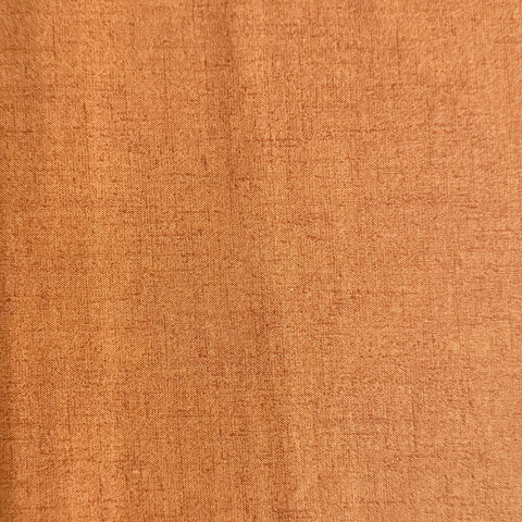Sale Metres 20: Rich Orange Cottage Cloth Cotton Fabric 1/2m