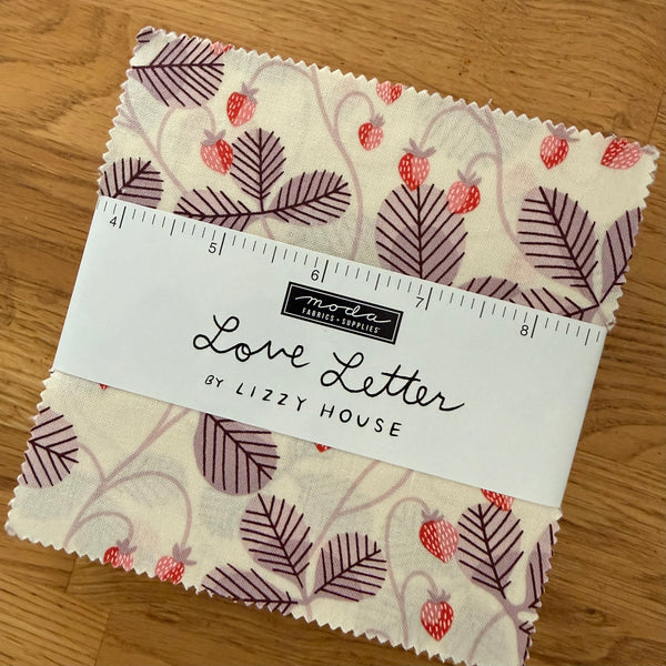 NEW Moda Love Letters- 5" square Charm Pack