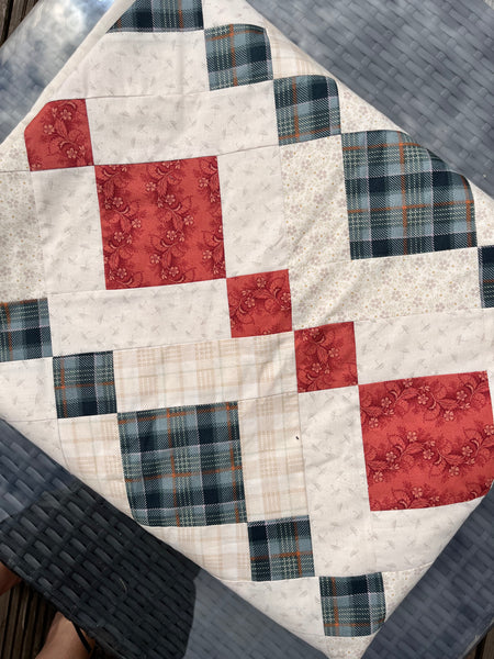 Falling Teardrops Ready Made Quilt 44" x 56"