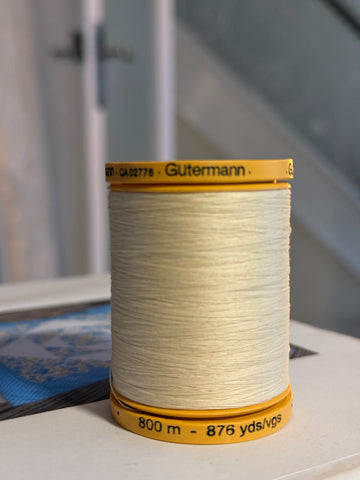 Gutermann Cream No:919 Machine Sewing Thread 1 x 800m - Cotton