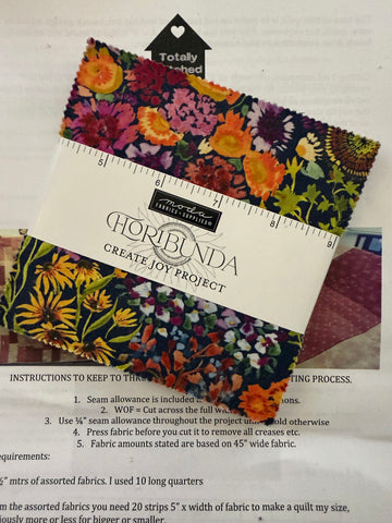 NEW ⭐️ £12 Tuesday ⭐️  Moda Floribunda - Charm Pack PLUS inspiration sheet