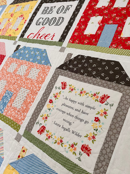 Country Houses Quilt - Whole Kit PRE-CUT