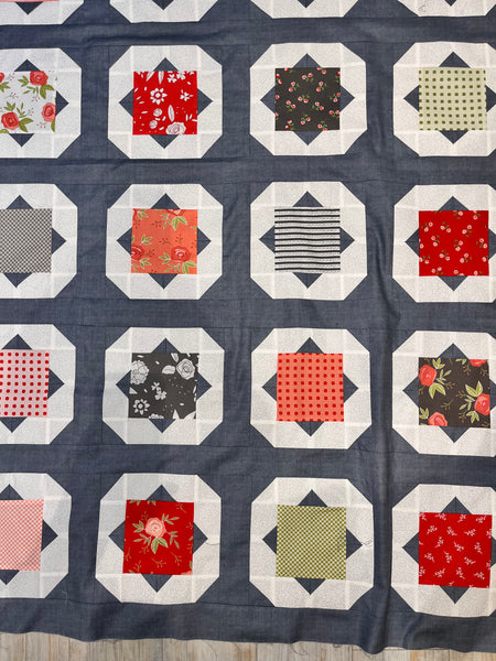 SPRINGTIME BARGAIN - REDUCED TO £40.00.  NEW Charming - Quilt Top Only   and
