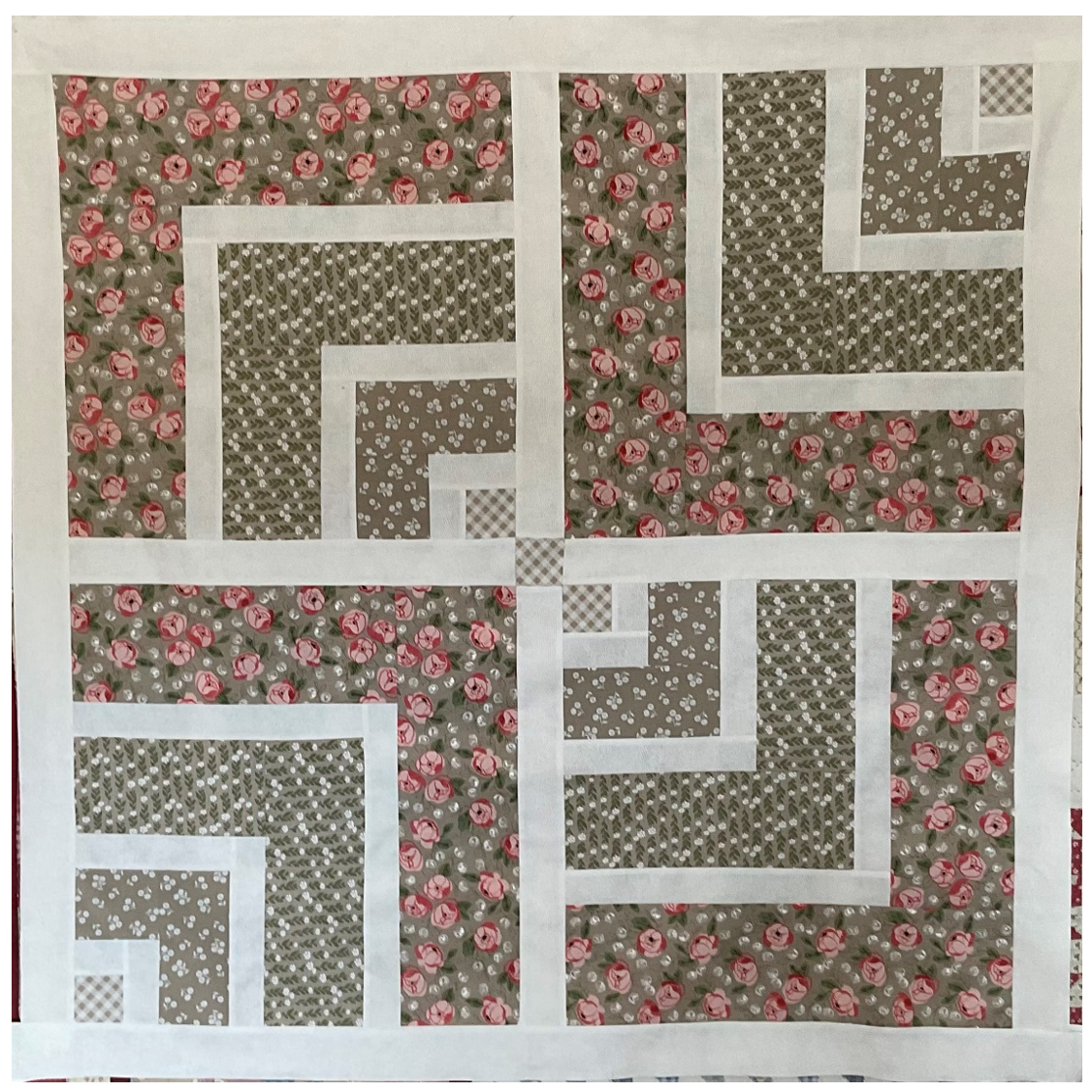 Corner Connections Quilt Printed Pattern