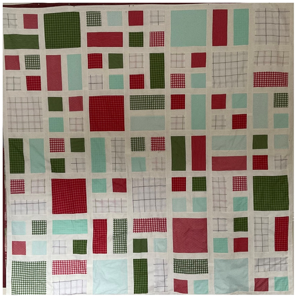 French Country Kitchen Full Pre-cut Quilt Kit - 72" x 72" - Reduced price now £48.00