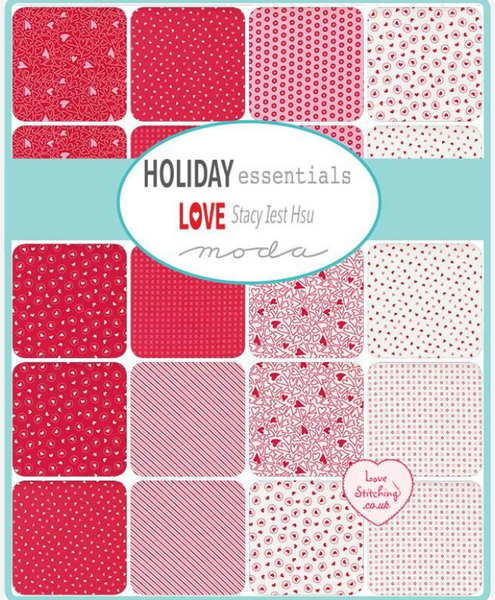 Moda Holiday Essentials Love -  Layer Cake Fabric Bundle