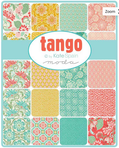 NEW ⭐️ £12 Tuesday ⭐️  Moda Tango - Charm Pack PLUS FREE Pattern