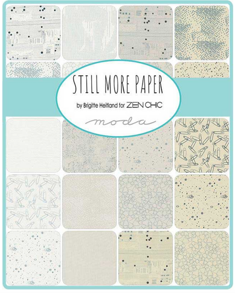 NEW ⭐️ £12 Tuesday ⭐️  Moda Still More Paper - Charm Pack PLUS FREE Pattern