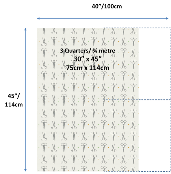 Atlas 2503 337 Grey and white 1/4m Cotton Fabric
