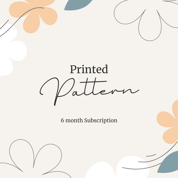 🌟 "Round about 40" Printed Pattern Subscription🌟