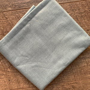Sale Fabric 147:  Linen Texture Duck Egg Blue/Grey Remnant 25" x 45"