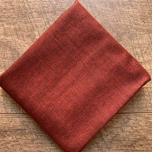 Sale Fabric 154:  Linen Texture Deep Red 19" x 45"