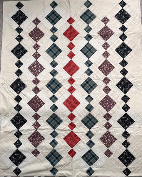 Falling Teardrops Ready Made Quilt 44" x 56"