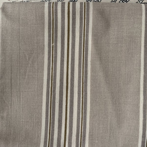 Sale Fabric 110 : Brown Stripe 1/2m