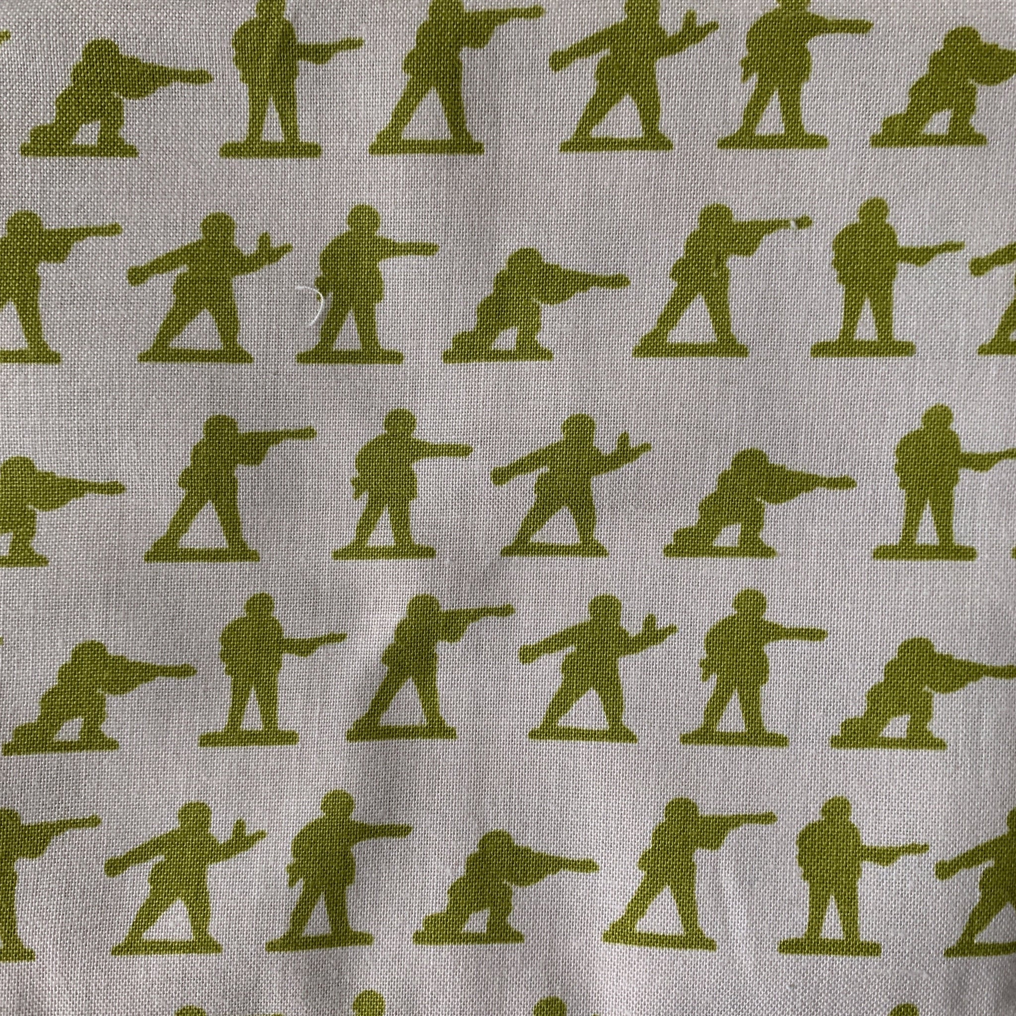 Sale Fabric 3: Khaki Army Men 1/2m