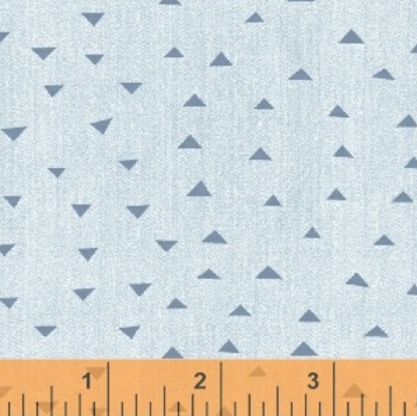 Atlas 42298-2 Light Blue Fabric - Little Triangle - 2503-326