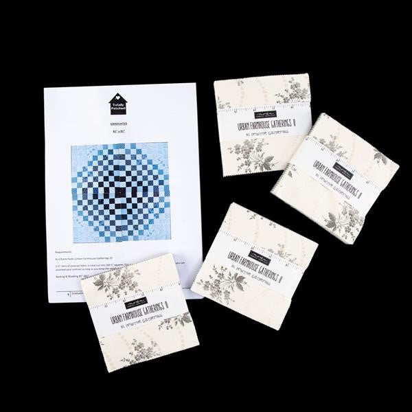 Kit- Four Charm Packs and pattern to make this quilt - ONE LEFT