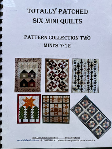 Six Mini Quilts 7 - 12 Pattern Booklet