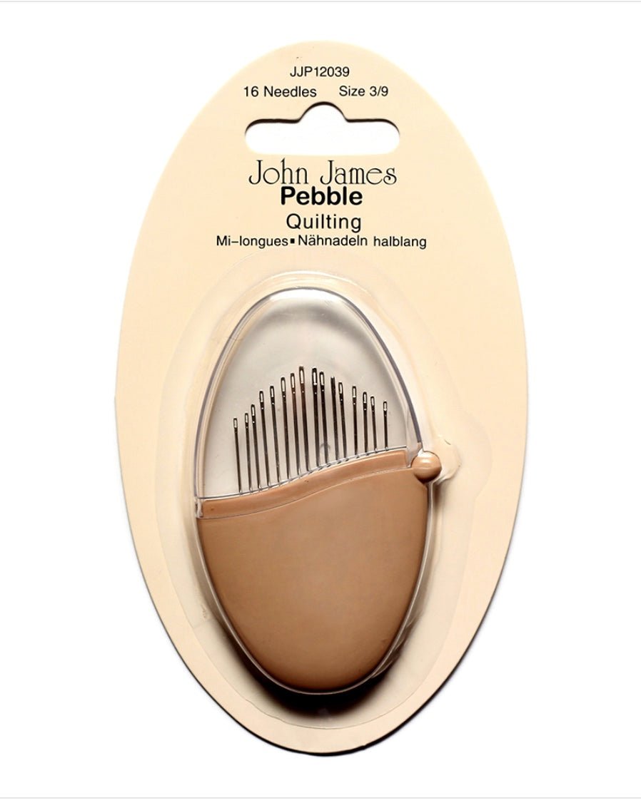 French General Quilt - John James Pebble - Pack of 16 Sewing Needles sizes 3-9