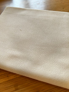 Sale Fabric 123 - : Cream w/tiny dot 1/4m 20” x 22" approx