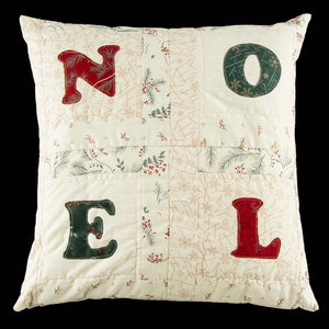 Only ONE Noel Christmas Cushion Kit 18" x 18" Full pre-cut kit