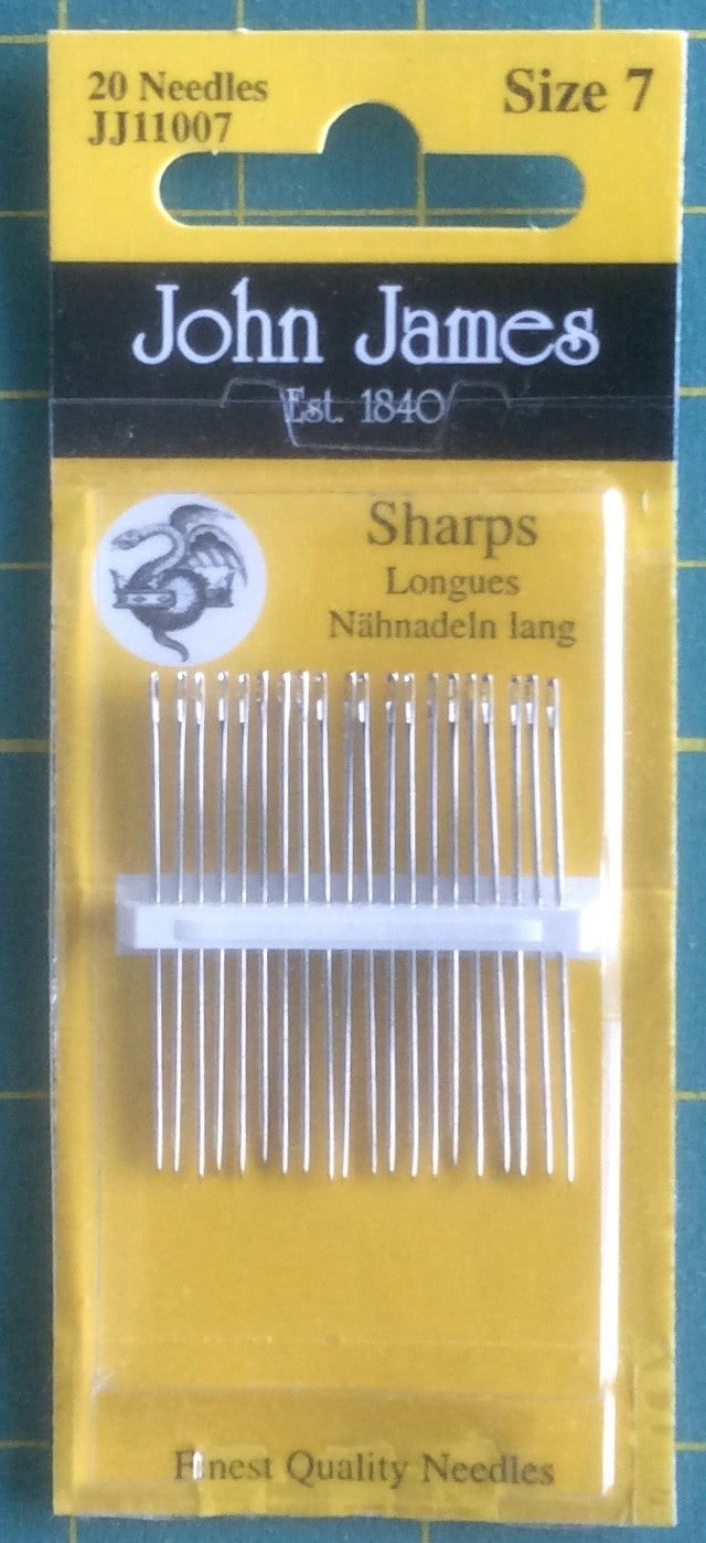 John James Sharps no7 Needles